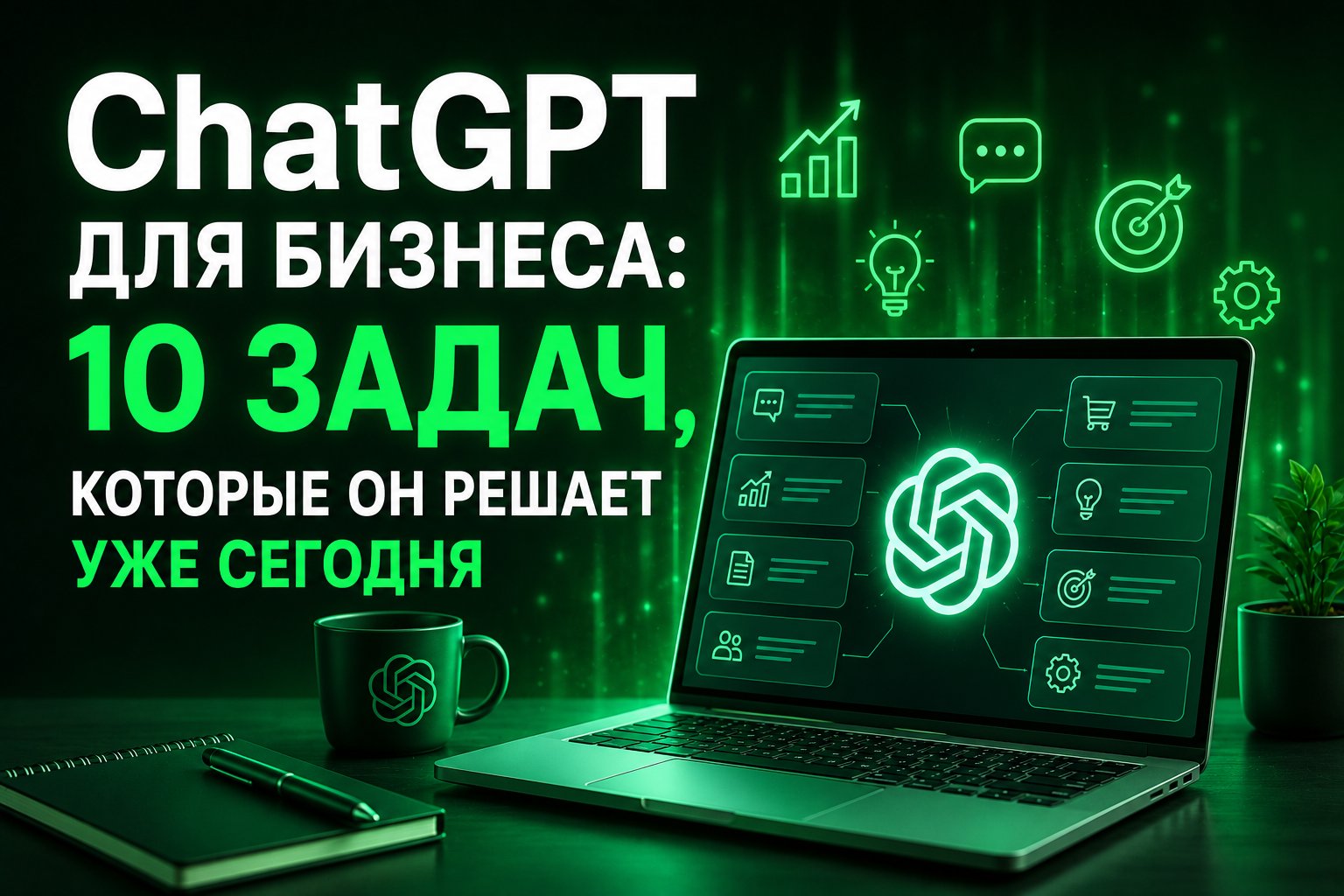 ChatGPT для бизнеса: 10 задач