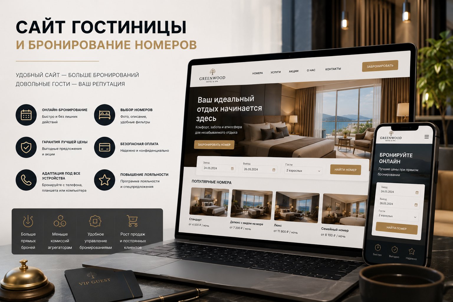 Сайт гостиницы и бронирование номеров: каким он должен быть