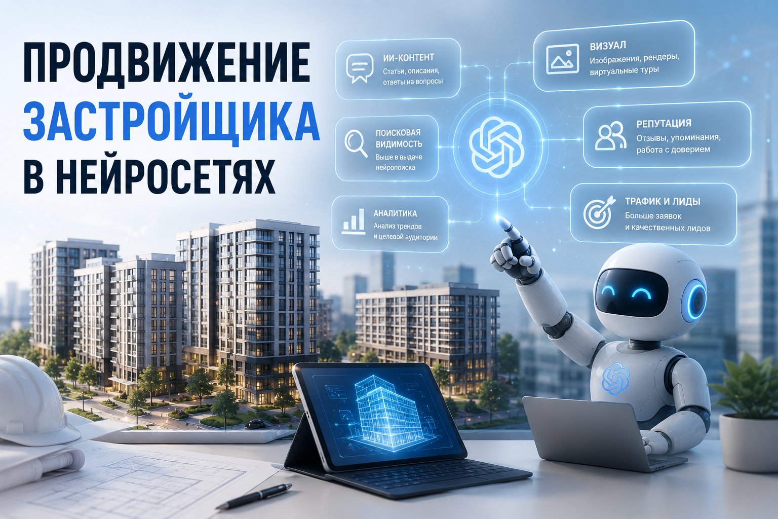 Продвижение застройщика в нейросетях
